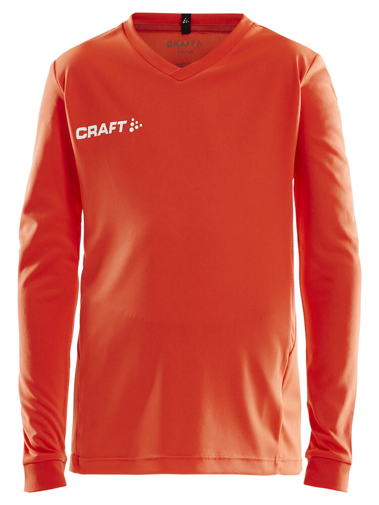 Squad Jersey Solid Ls Jr Cocktail 122/128