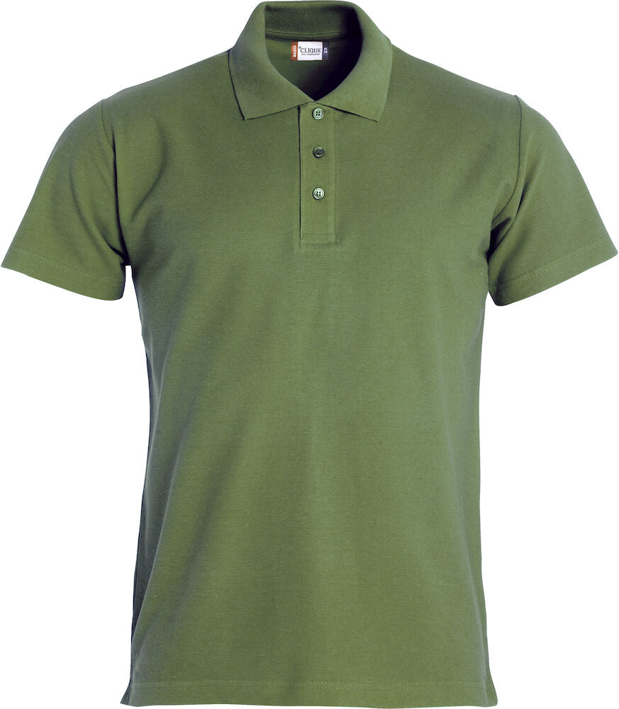 Basic Polo Army Green