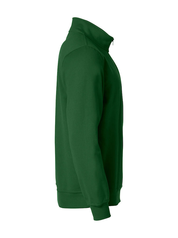 Basic Half Zip Bottle Green