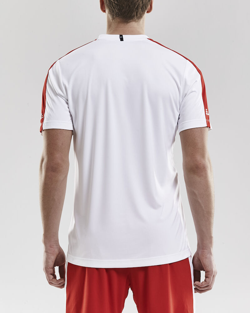 Progress Jersey Contrast M White/Bright Red