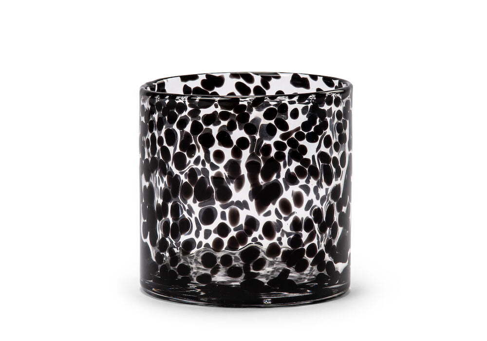 Glass Lantern Pattern Black One size