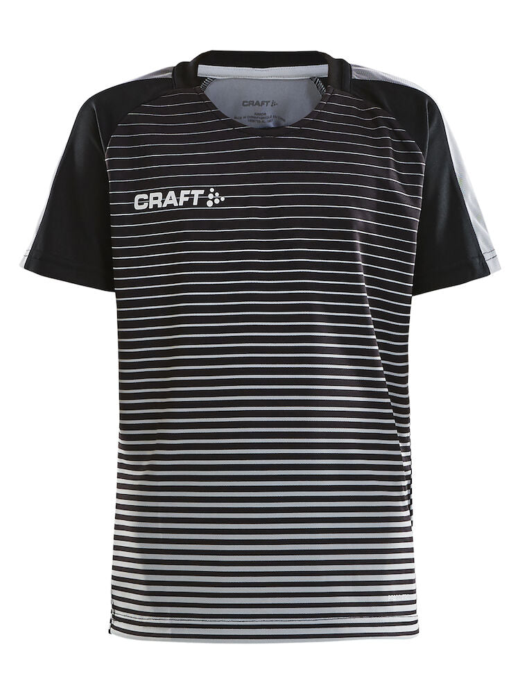 Pro Control Stripe Jersey Jr Black/Platin 122/128