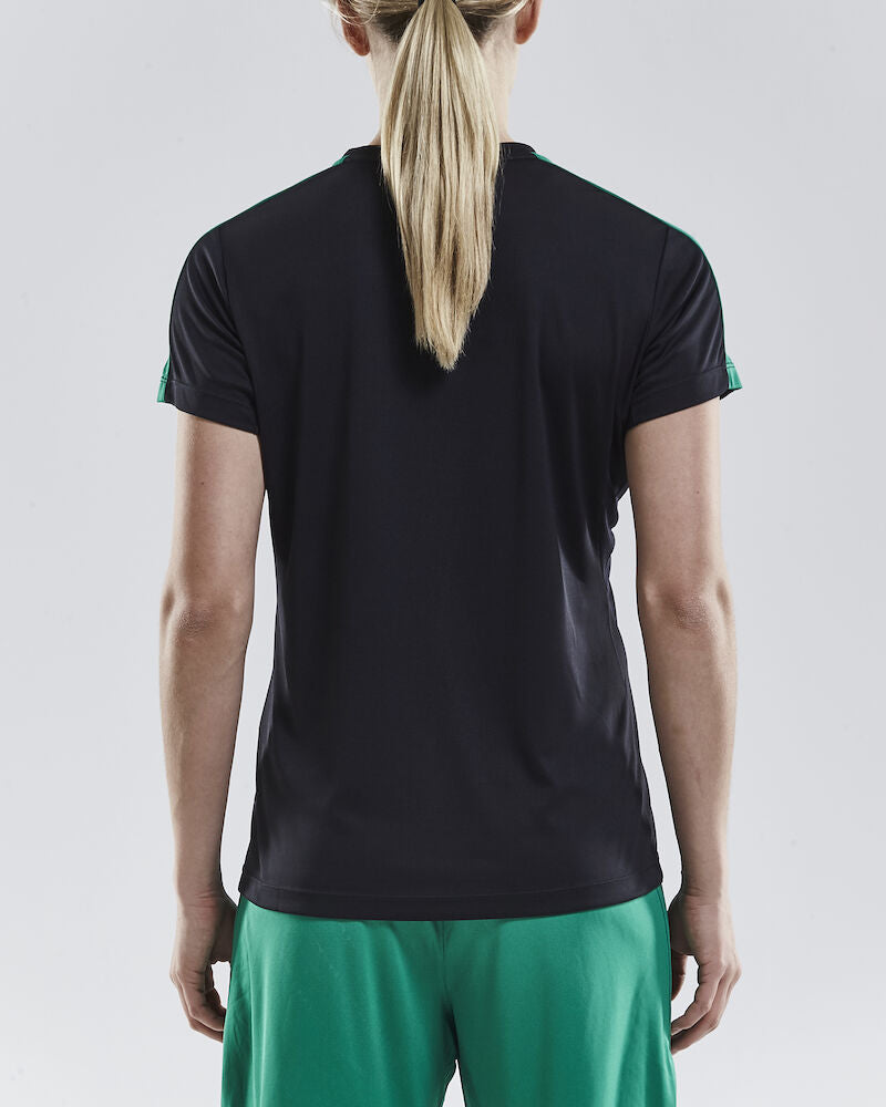 Progress Jersey Contrast W Black/Team Green