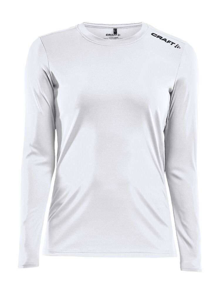 Rush LS Tee W White XS