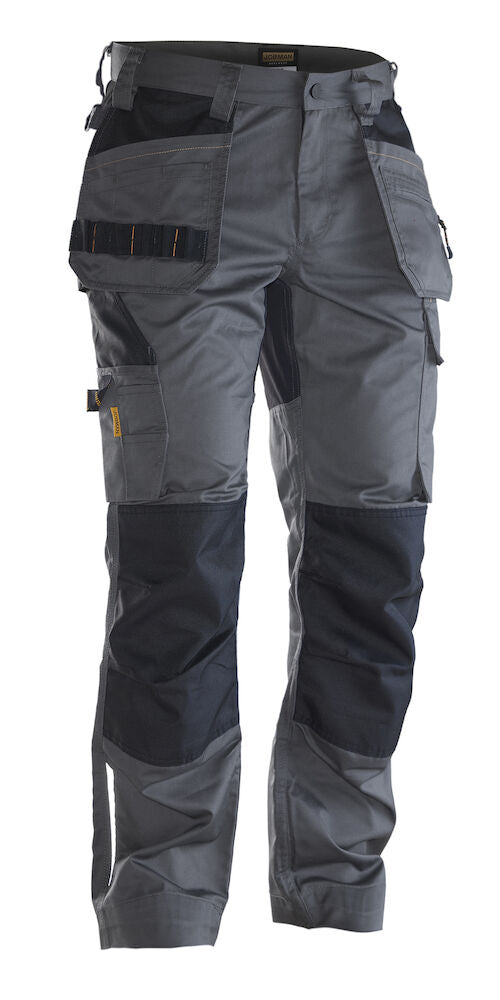Craftman trousers Stretch Dark Grey/Bl C42