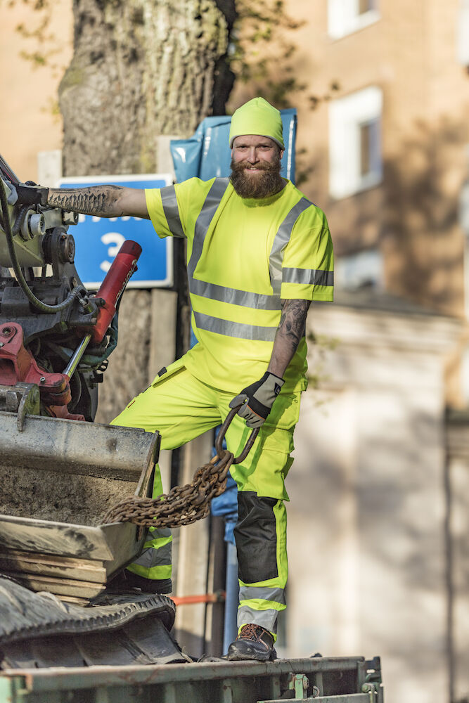 5582 Spun-Dye T-shirt Hi-Vis