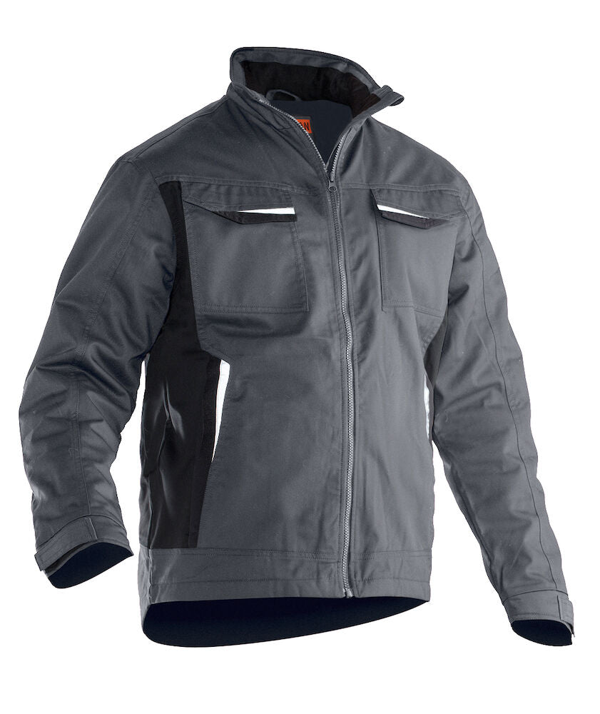 Poly Cotton Jacket Dark Grey XS