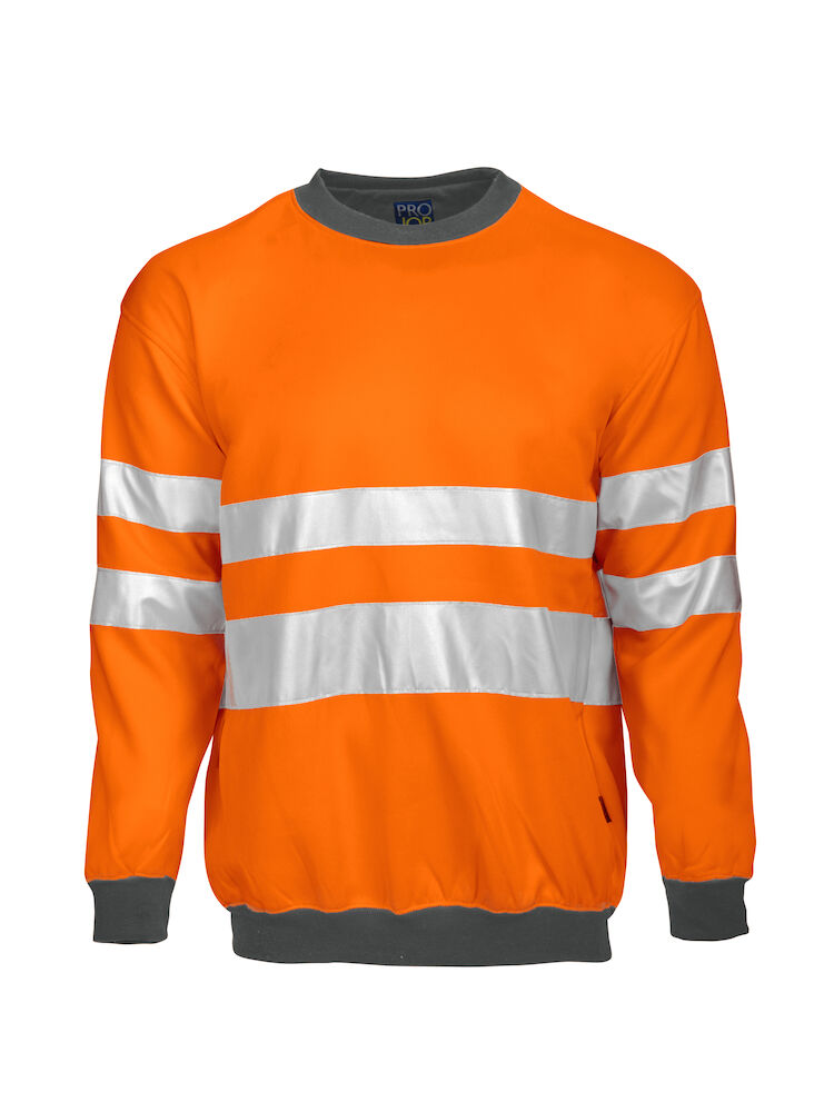 6101 Sweatshirt HV-3 Orange XS