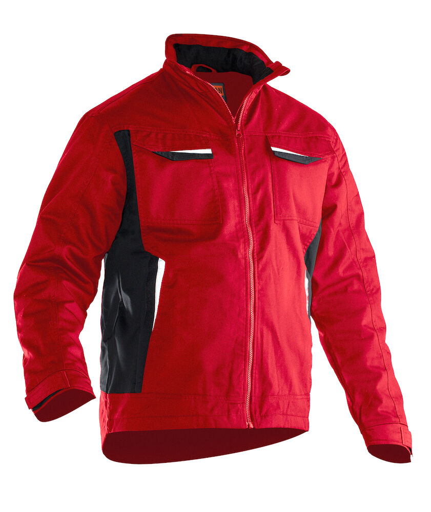 Poly Cotton Jacket Red XS