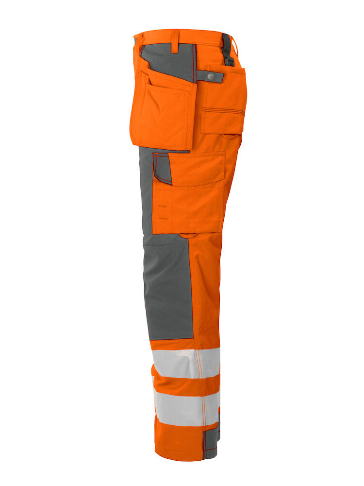 6506 WAISTPANTS EN ISO 20471 CLASS 2 Orange/Grey