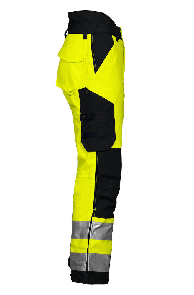 6514 PADDED WAISTPANTS EN ISO 20471 CLASS 2 Yellow/Black