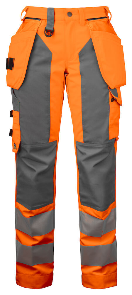 6519 Pants HV Ladies Orange C34
