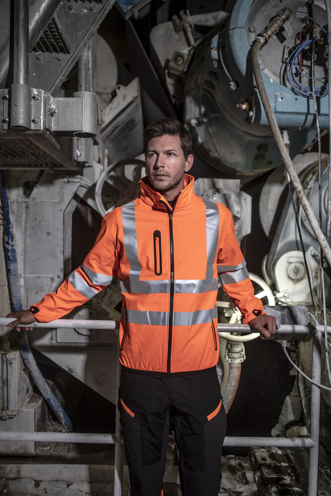 6528 SERVICE PANT STRETCH EN ISO 20471 CLASS 1