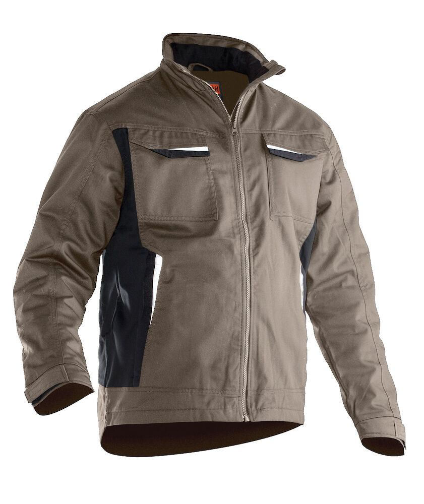 Poly Cotton Jacket Khaki XS