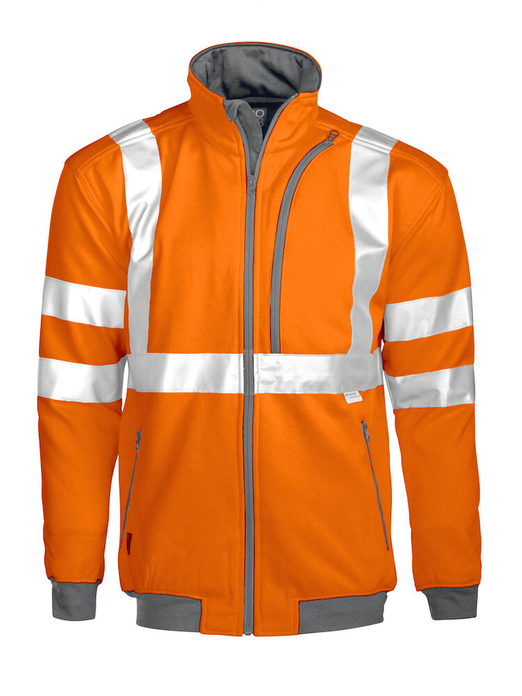 6103 SWEATSHIRT, FULL ZIP EN ISO 20471 CLASS 3