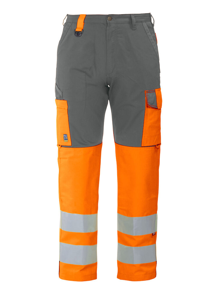 6501 Pants HV CL.2 Orange C44