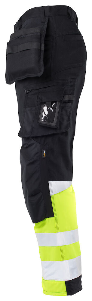 2134 Craftsman Trousers Core Stretch Hi-Vis black/yellow