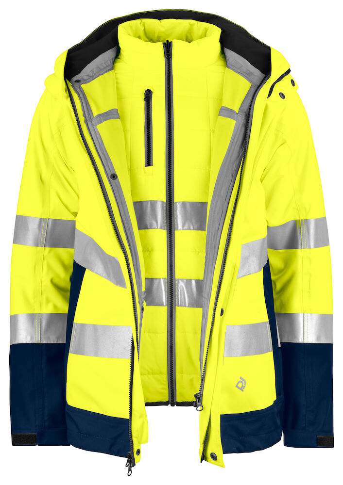 6445 FUNCTIONAL JACKET 3-IN-1 EN ISO 20471 CLASS 3/2