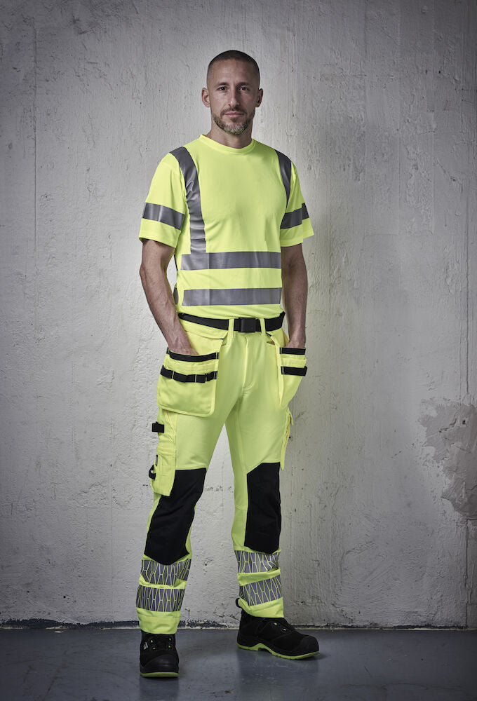 2291 Craftsman Trousers Stretch Hi-Vis