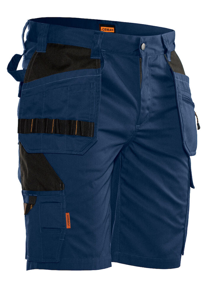 Poly Cotton Shorts Navy/Black C42