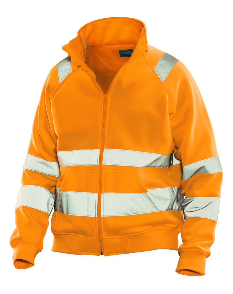 HV Zip Jakke Orange S
